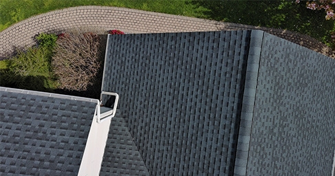 overhead house shot