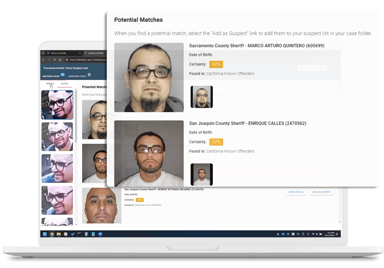 identify potential matches