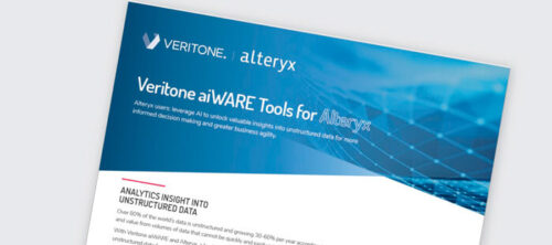 Veritone aiWARE Tools for Alteryx