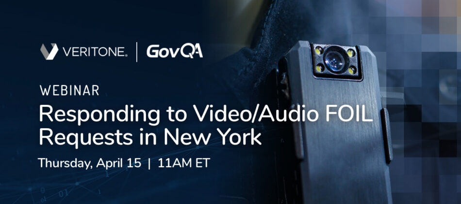 GovQA Webinar April 15, 2021